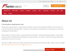 Tablet Screenshot of fastercables.com